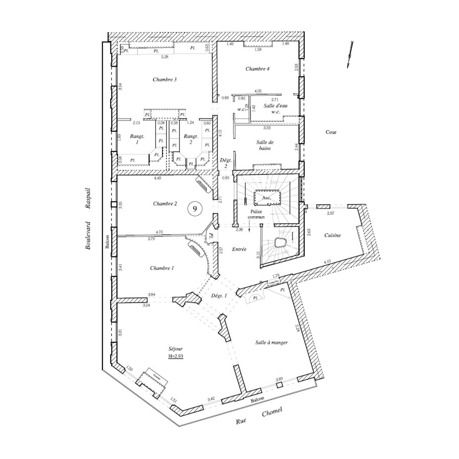 2a-Plan d'intérieur 1-100è
